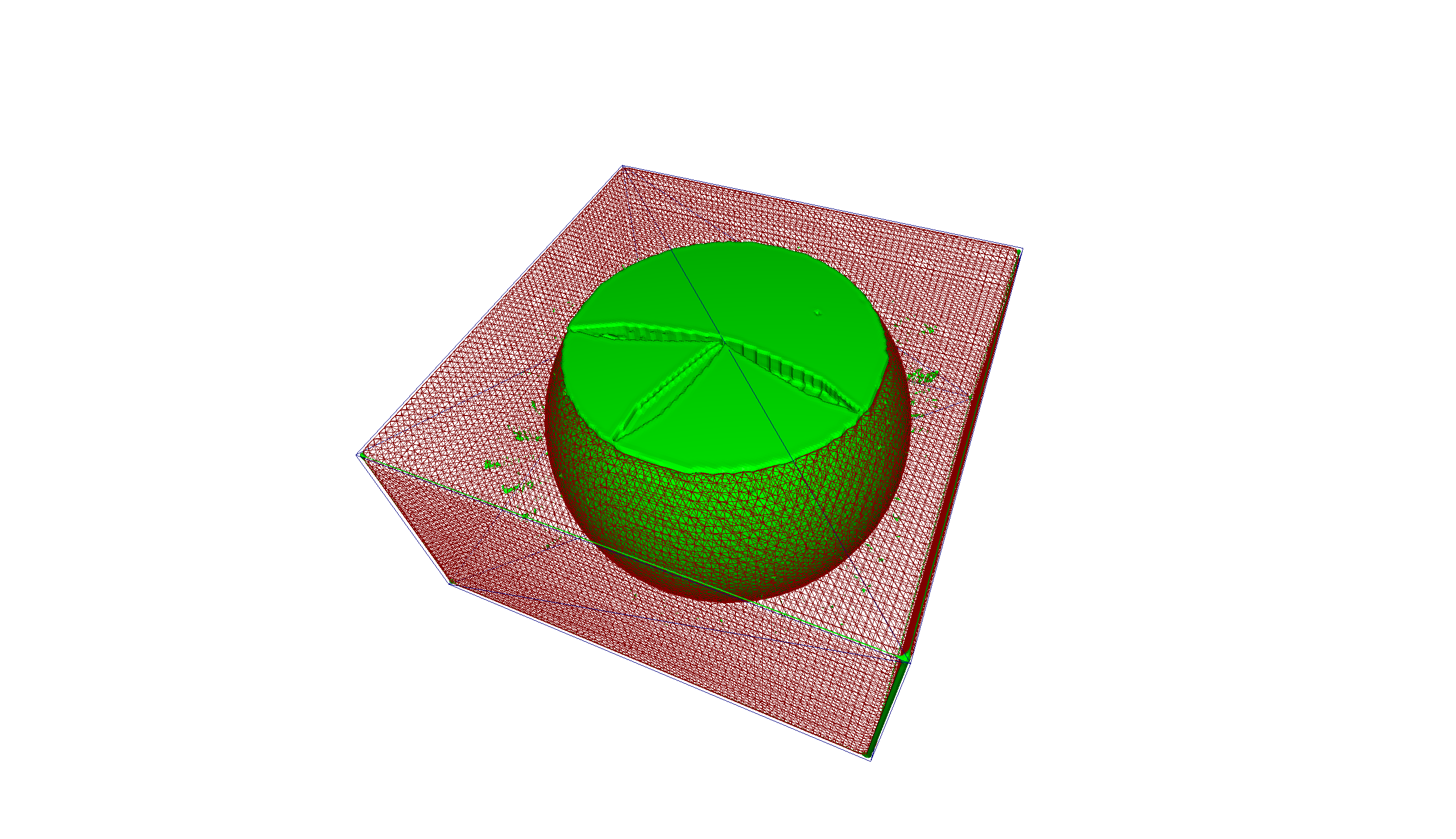 SDF-based defect segmentation