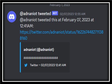 Discord Alert Example